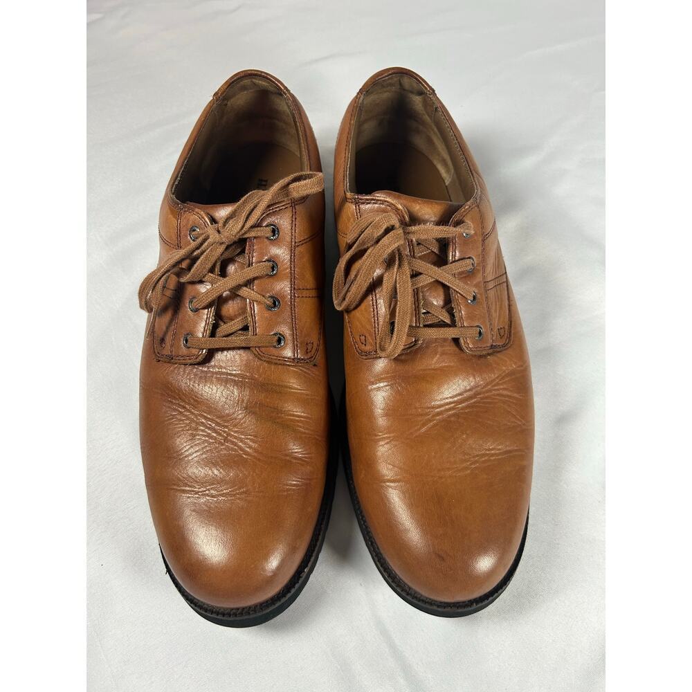 H.S. Trask Lace-up Leather Business Shoes Size 12 Men's Great Condition